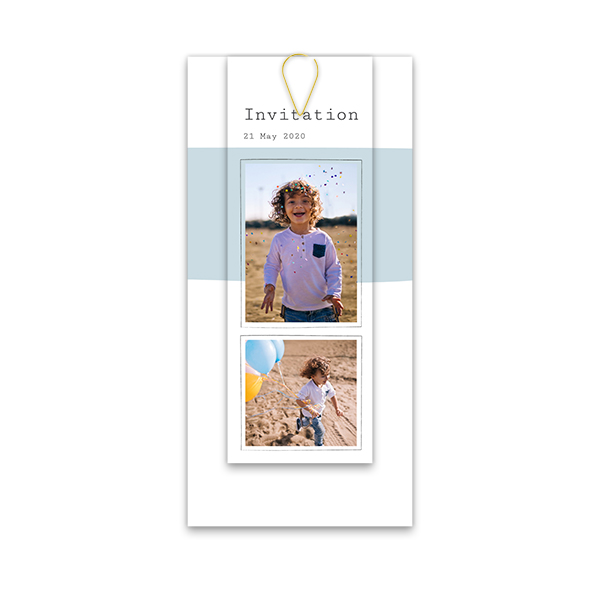 Multikort Binders gull - 12 stk 9,3 x 19,6 cm