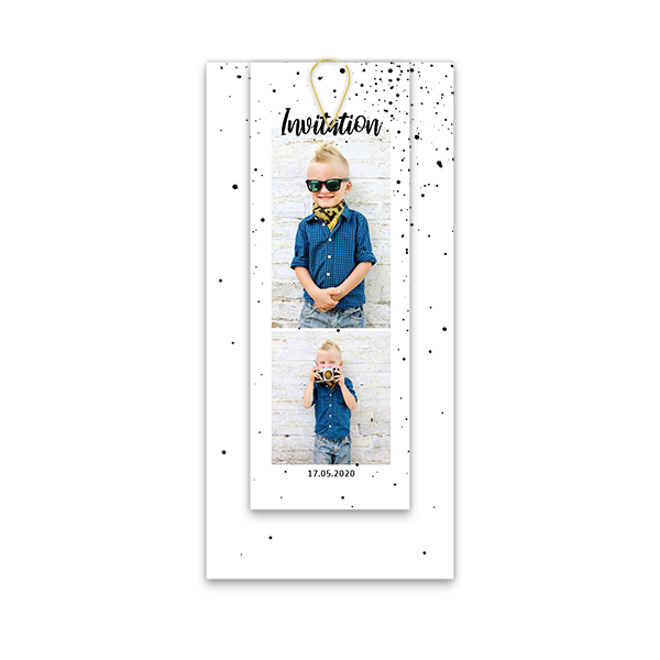 Multikort Binders gull - 12 stk 9,3 x 19,6 cm