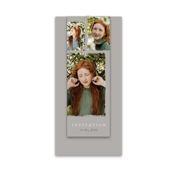 Two-piece card Gold - set of 12 (19,6 x 9,3 cm) Two-piece card Gold - set of 12 (19,6 x 9,3 cm)