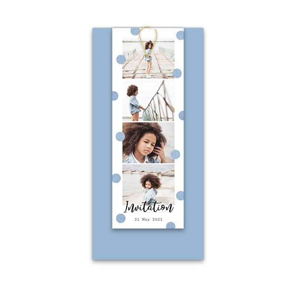 Multikort Binders gull - 12 stk 9,3 x 19,6 cm