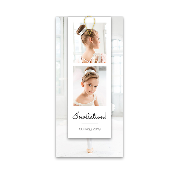 Multikort Binders gull - 12 stk 9,3 x 19,6 cm