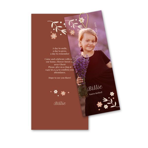 Kort i flere dele guld - 12 stk 9,3 x 19,6 cm Kort i flere dele guld - 12 stk 9,3 x 19,6 cm