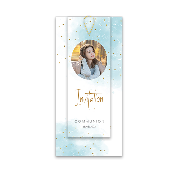 Two-piece card Gold - set of 12 (19,6 x 9,3 cm) Two-piece card Gold - set of 12 (19,6 x 9,3 cm)