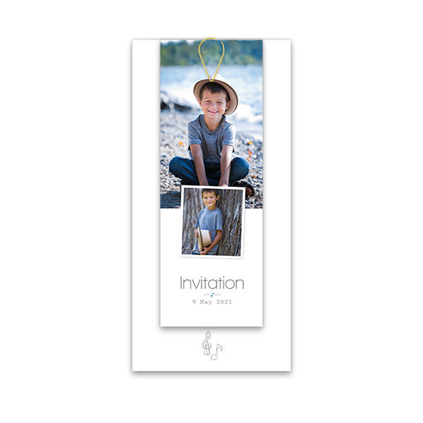 Two-piece card Gold - set of 12 (19,6 x 9,3 cm) Two-piece card Gold - set of 12 (19,6 x 9,3 cm)