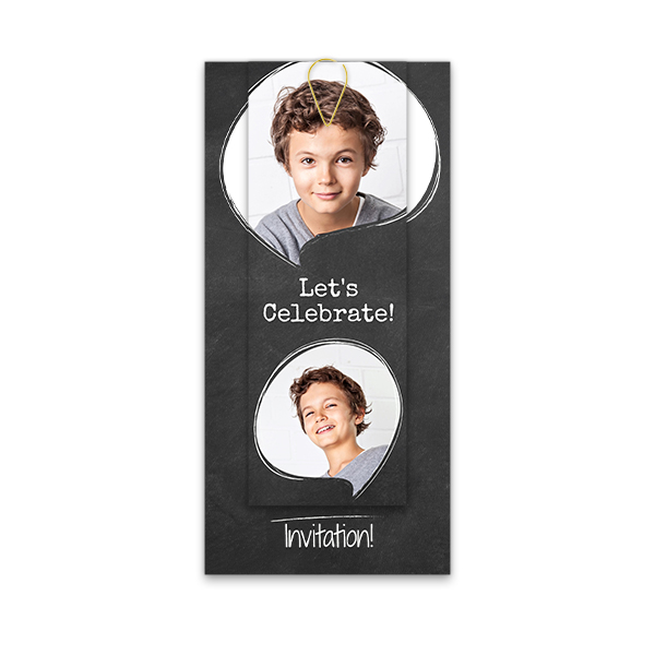 Two-piece card Gold - set of 12 (19,6 x 9,3 cm) Two-piece card Gold - set of 12 (19,6 x 9,3 cm)