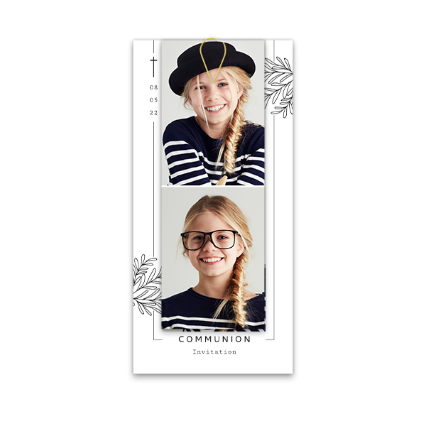 Two-piece card Gold - set of 12 (19,6 x 9,3 cm) Two-piece card Gold - set of 12 (19,6 x 9,3 cm)