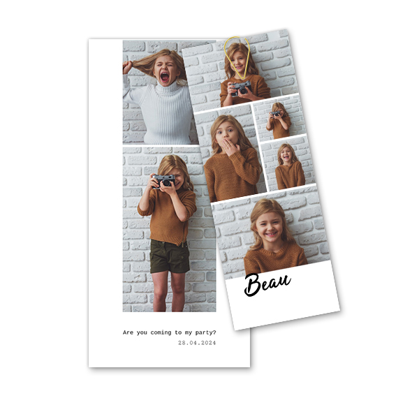 Two-piece card Gold - set of 12 (19,6 x 9,3 cm) Two-piece card Gold - set of 12 (19,6 x 9,3 cm)