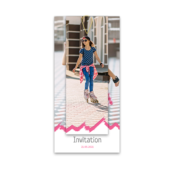 Two-piece card Gold - set of 12 (19,6 x 9,3 cm) Two-piece card Gold - set of 12 (19,6 x 9,3 cm)