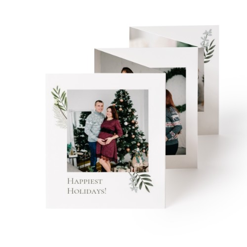 Fold out photo card Portrait (7,1 x 8,8 cm)