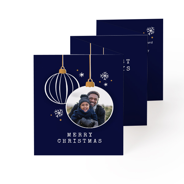 Fold out photo card Portrait (7,1 x 8,8 cm)