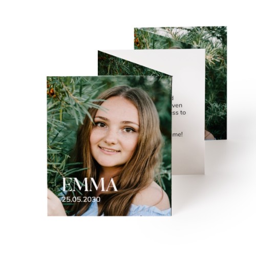 Fold out photo card Portrait (7,1 x 8,8 cm) Fold out photo card Portrait (7,1 x 8,8 cm)