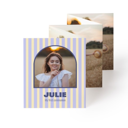 Fold out photo card Portrait (7,1 x 8,8 cm)