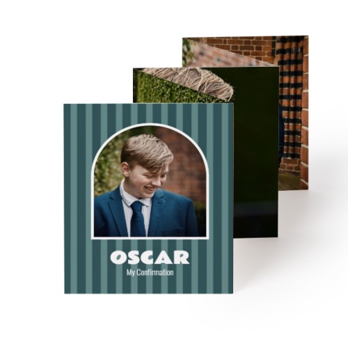 Fold out photo card Portrait (7,1 x 8,8 cm)