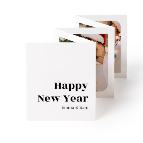 Fold out photo card Portrait (7,1 x 8,8 cm)