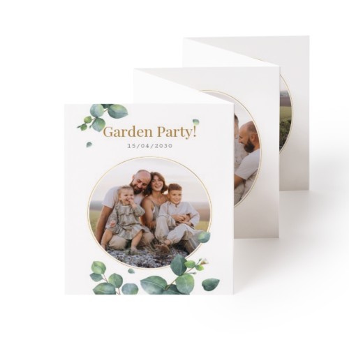 Zigzag fotokaartje Staand (7,1 x 8,8 cm)