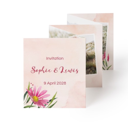Fold out photo card Portrait (7,1 x 8,8 cm) Fold out photo card Portrait (7,1 x 8,8 cm)