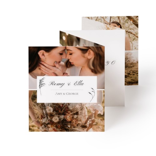 Fold out photo card Portrait (7,1 x 8,8 cm) Fold out photo card Portrait (7,1 x 8,8 cm)