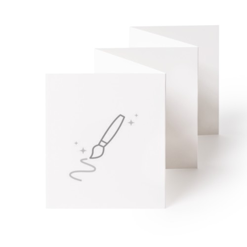 Fold out photo card Portrait (7,1 x 8,8 cm)