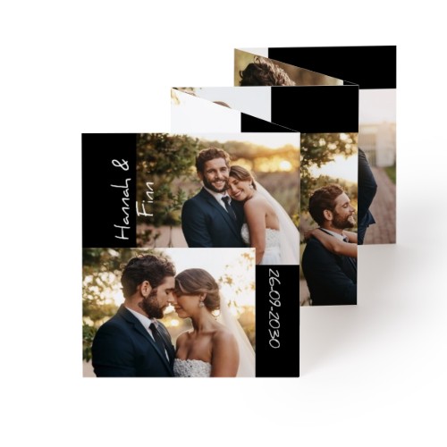 Fold out photo card Portrait (7,1 x 8,8 cm)