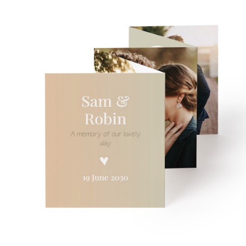 Grusskarte 10-seitig Hochformat (7,1 x 8,8 cm)