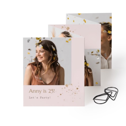 Fotokort 10 sidor Stående med Svart gem - 12 st (7,1 x 8,8 cm)