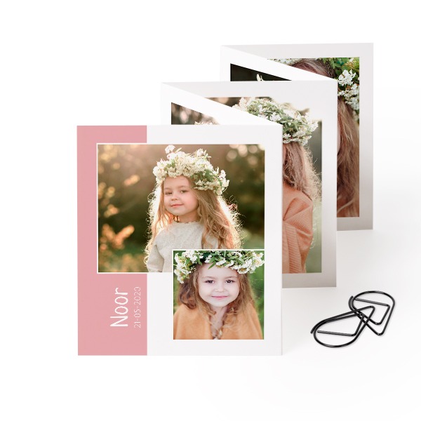 Carte portfolio Portrait - trombone noir (lot de 12) (7,1 x 8,8 cm)