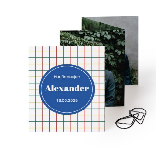 Fotokort 10 sider Stående med Svart klips - 12 stk (7,1 x 8,8 cm)