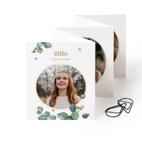 Fotokort 10 sider Portræt Sort klips - 12 stk (7,1 x 8,8 cm)