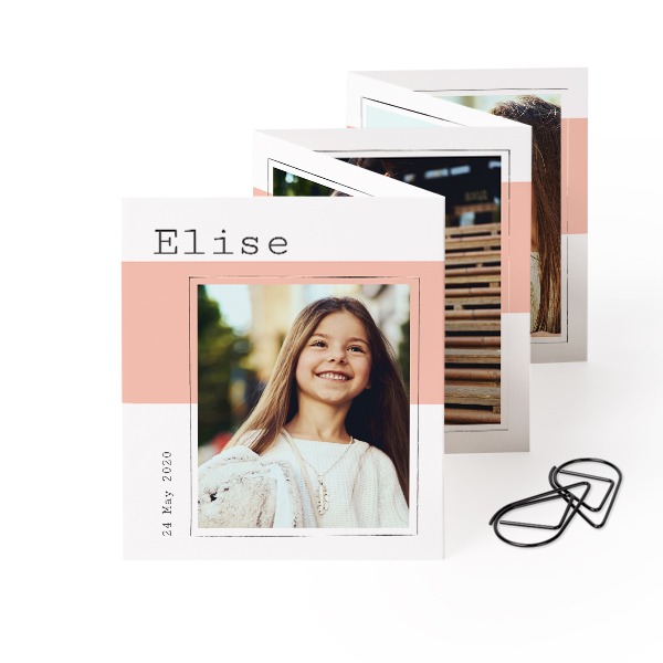 Carte portfolio Portrait - trombone noir (lot de 12) (7,1 x 8,8 cm)