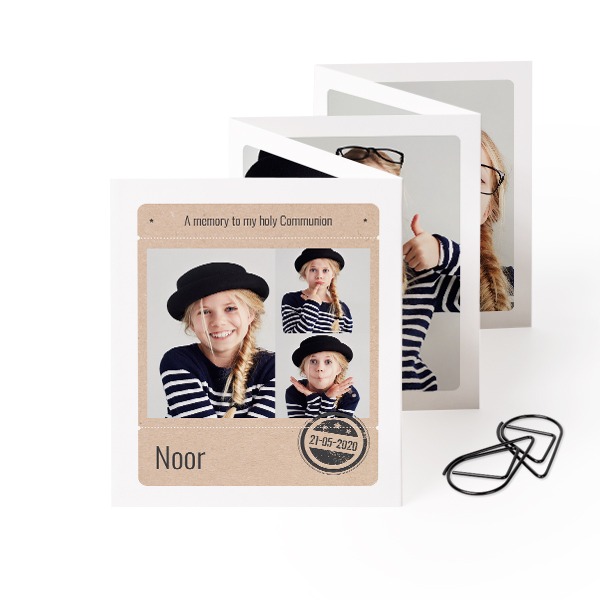 Fold out photo card Portrait Black paperclip - set of 12 (7,1 x 8,8 cm) Fold out photo card Portrait Black paperclip - set of 12 (7,1 x 8,8 cm)