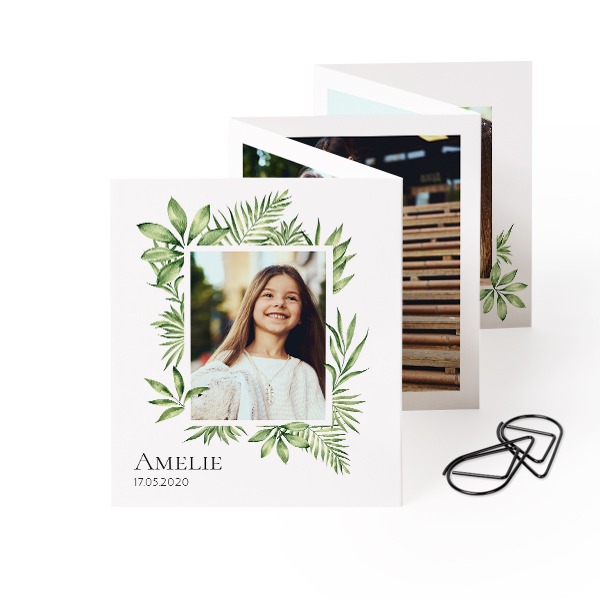 Fold out photo card Portrait Black paperclip - set of 12 (7,1 x 8,8 cm) Fold out photo card Portrait Black paperclip - set of 12 (7,1 x 8,8 cm)