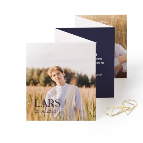 Fold out photo card Portrait Gold paperclip - set of 12 (7,1 x 8,8 cm) Fold out photo card Portrait Gold paperclip - set of 12 (7,1 x 8,8 cm)