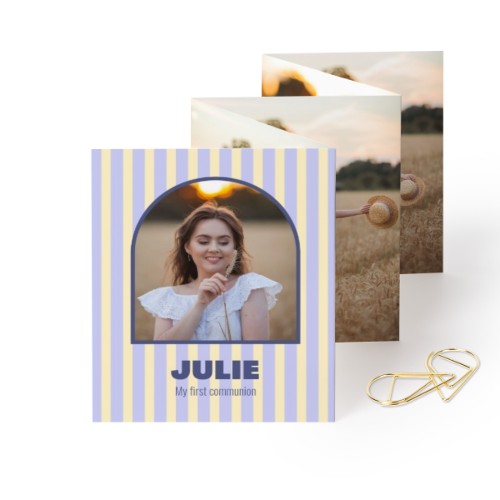Fold out photo card Portrait Gold paperclip - set of 12 (7,1 x 8,8 cm) Fold out photo card Portrait Gold paperclip - set of 12 (7,1 x 8,8 cm)
