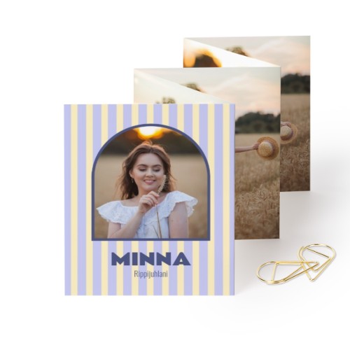 Kuvakortit 10 sivua Pysty Kultaisella pidikkeellä - 12 kpl (7,1 x 8,8 cm)