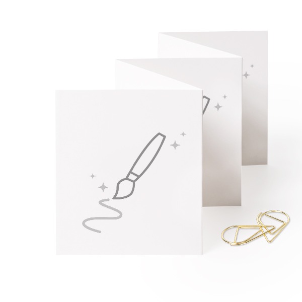 Fold out photo card Portrait Gold paperclip - set of 12 (7,1 x 8,8 cm) Fold out photo card Portrait Gold paperclip - set of 12 (7,1 x 8,8 cm)