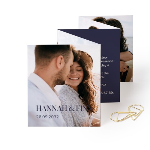 Fold out photo card Portrait Gold paperclip - set of 12 (7,1 x 8,8 cm) Fold out photo card Portrait Gold paperclip - set of 12 (7,1 x 8,8 cm)