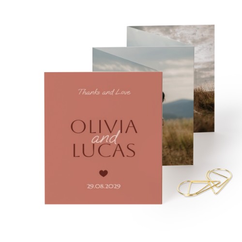 Fold out photo card Portrait Gold paperclip - set of 12 (7,1 x 8,8 cm) Fold out photo card Portrait Gold paperclip - set of 12 (7,1 x 8,8 cm)