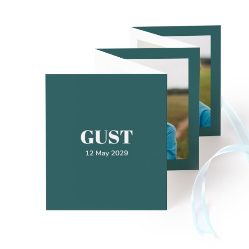 Grusskarte 10-seitig Hochformat Blau Schleife - 12 Stk. (7,1 x 8,8 cm) Grusskarte 10-seitig Hochformat Blau Schleife - 12 Stk. (7,1 x 8,8 cm)