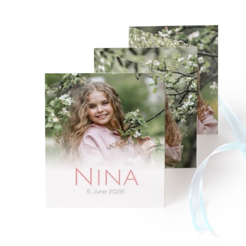 Fotokort 10 sidor Stående blå band - 12 st (7,1 x 8,8 cm)