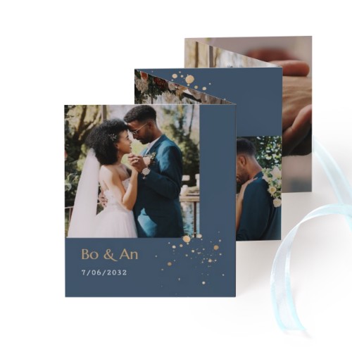 Kuvakortit 10-sivua Pysty Sininen nauhaa - 12 kpl (7,1 x 8,8 cm)