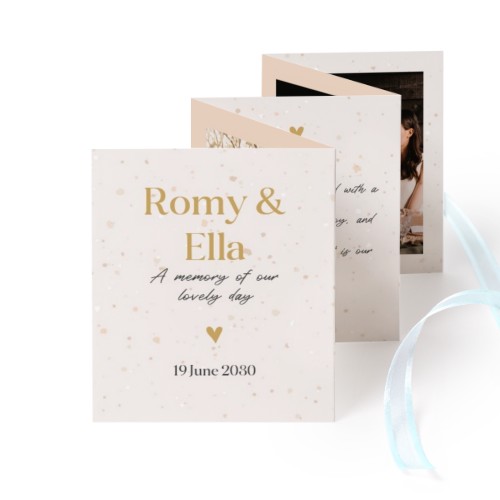 Neutral Terrazzo Heart