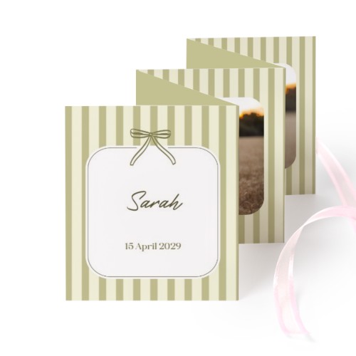 Fotokort 10 sidor Stående rosa band - 12 st (7,1 x 8,8 cm) Fotokort 10 sidor Stående rosa band - 12 st (7,1 x 8,8 cm)