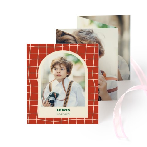 Carte portfolio Portrait (lot de 12) ruban rose (7,1 x 8,8 cm) Carte portfolio Portrait (lot de 12) ruban rose (7,1 x 8,8 cm)