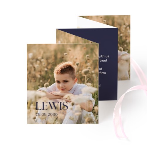 Fold out photo card Portrait pink ribbon - set of 12 (7,1 x 8,8 cm) Fold out photo card Portrait pink ribbon - set of 12 (7,1 x 8,8 cm)