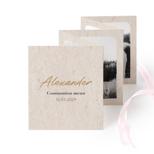 Fold out photo card Portrait pink ribbon - set of 12 (7,1 x 8,8 cm) Fold out photo card Portrait pink ribbon - set of 12 (7,1 x 8,8 cm)