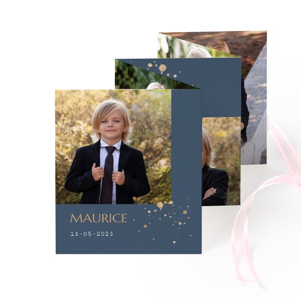 Fold out photo card Portrait pink ribbon - set of 12 (7,1 x 8,8 cm) Fold out photo card Portrait pink ribbon - set of 12 (7,1 x 8,8 cm)