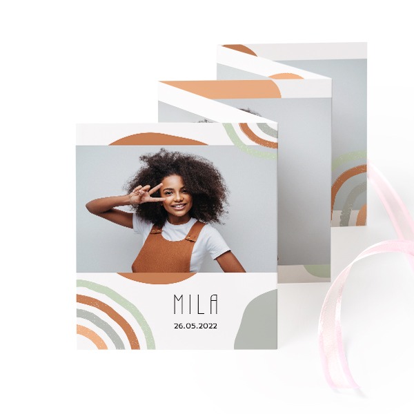 Carte portfolio Portrait (lot de 12) ruban rose (7,1 x 8,8 cm) Carte portfolio Portrait (lot de 12) ruban rose (7,1 x 8,8 cm)