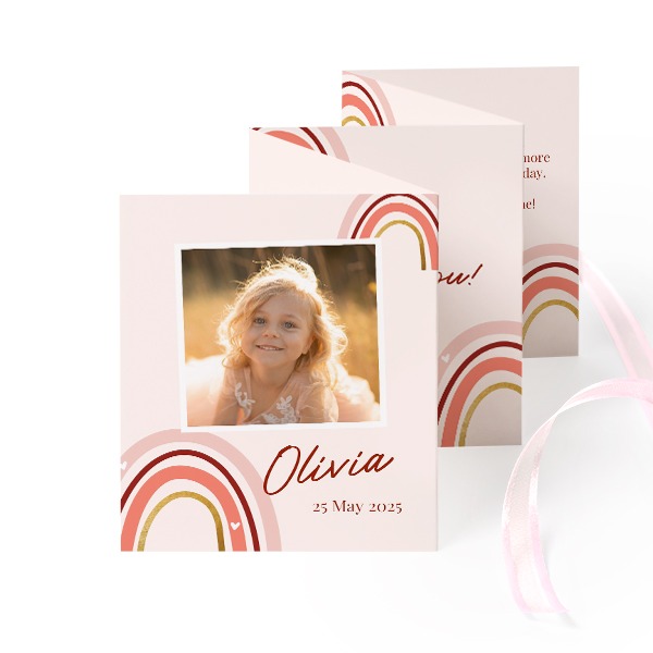 Carte portfolio Portrait (lot de 12) ruban rose (7,1 x 8,8 cm) Carte portfolio Portrait (lot de 12) ruban rose (7,1 x 8,8 cm)