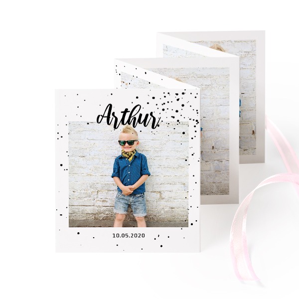 Carte portfolio Portrait (lot de 12) ruban rose (7,1 x 8,8 cm) Carte portfolio Portrait (lot de 12) ruban rose (7,1 x 8,8 cm)