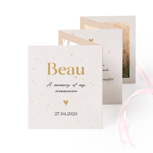 Neutral Terrazzo Heart